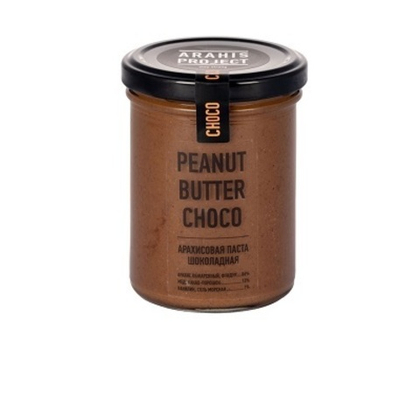 Паста арахисовая шоколадная Биопродукты CHOCO,  200 г
