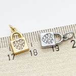 Подвеска Замок, цвет золото, размер 12*7 мм, цена за 1 шт