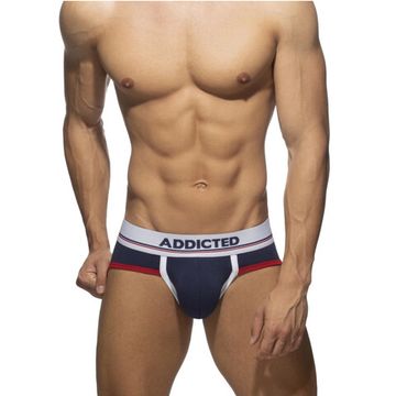 Мужские трусы брифы темно-синие Addicted AD2079-16