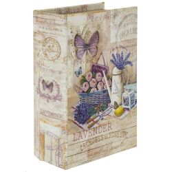 GAEM Шкатулка-книга с кодовым замком, L16 W6,5 H22 см