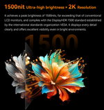 14" Портативный игровой монитор UPERFECT Ucolor M1 2560x1600, 60 Гц, mini LED