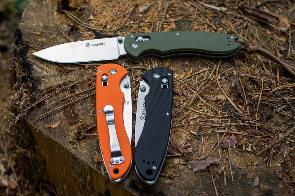 Нож Ganzo G740 черный, G740-BK