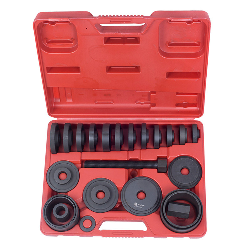 МАСТАК (100-30022C) Набор оправок для монтажа и демонтажа ступичных подшипников, кейс, 22 предмета
