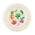 Миска детская с декором "Овощи", D167мм (светло-бежевый)