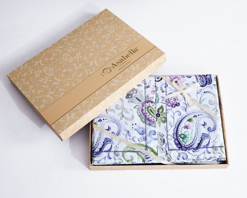 Постельное белье 2 спальное евро Asabella 2055-6