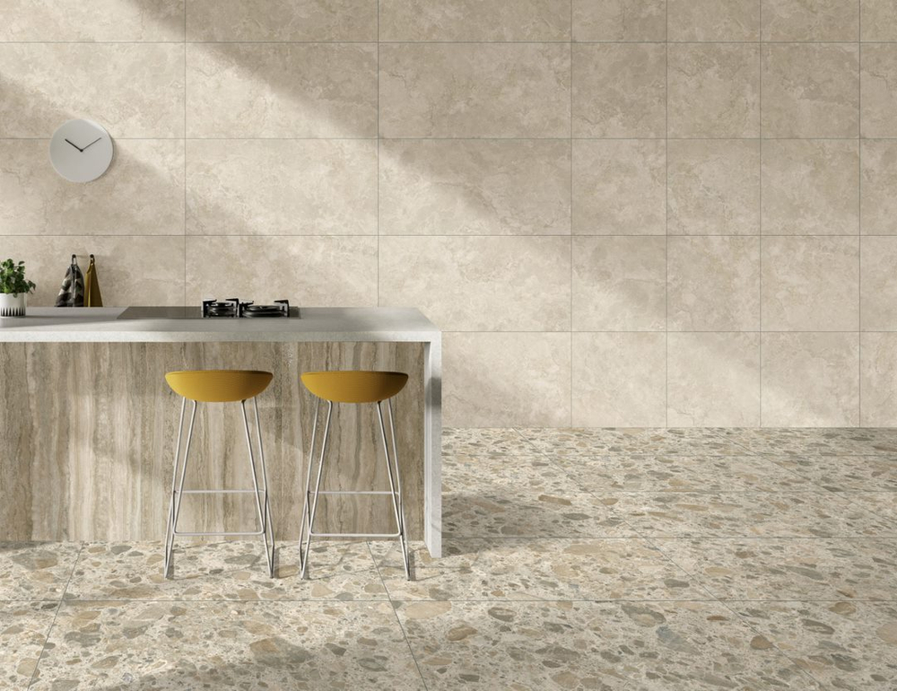 60x60 CityStone Травертин Клауд Матовый R10A