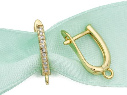 Швензы "Дорожка" со стразами