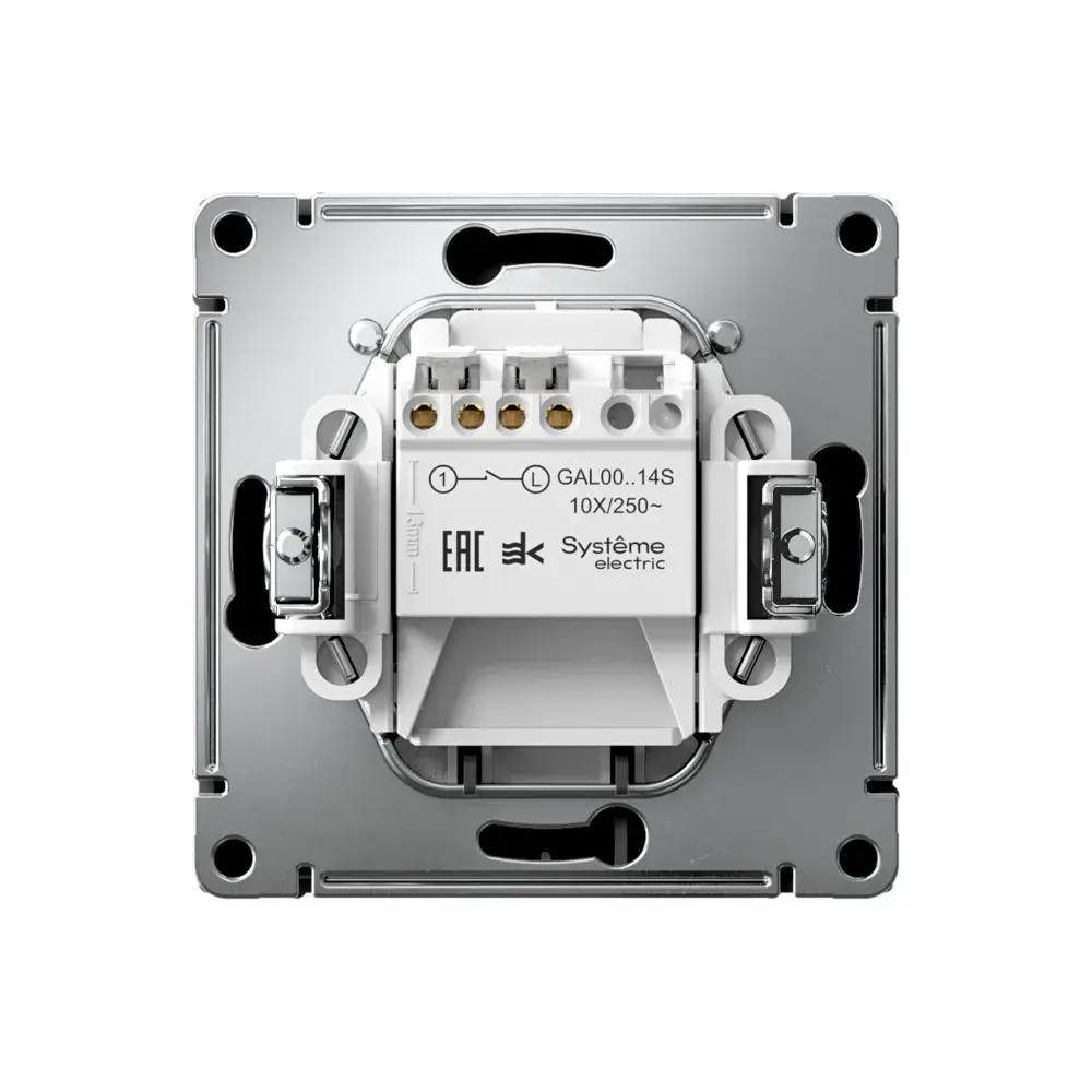 ARTGALLERY ВЫКЛЮЧАТЕЛЬ карточный 10А, без задержки времени, быстр.клемм., КАРБОН