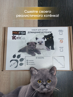 МК с набором для шитья "Реалистичный британец"