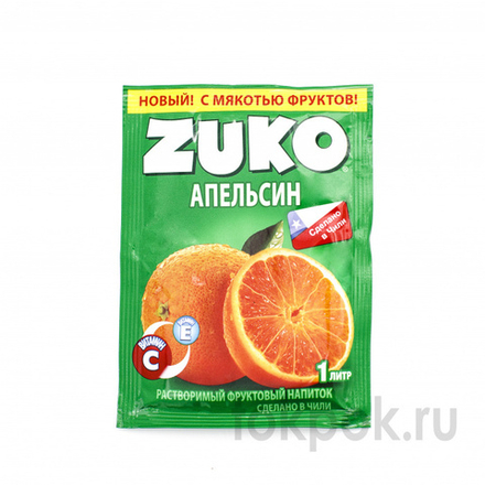Растворимый напиток Zuko со вкусом апельсина, 25 гр