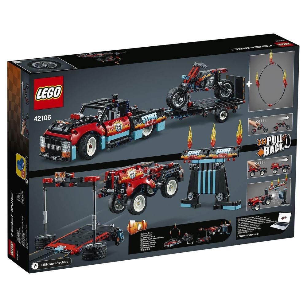 Шоу трюков на грузовиках и мотоциклах 2 в 1 Technic LEGO