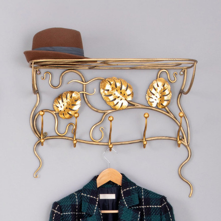 Вешалка настенная Monstera Deliciosa (Монстера) Амбер