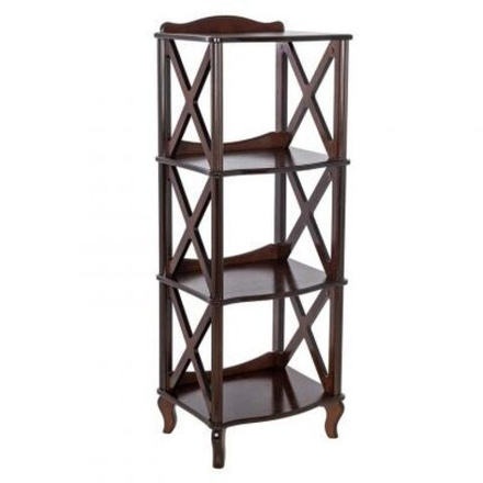 Этажерка-стеллаж "Джульетта"-3 (орех)