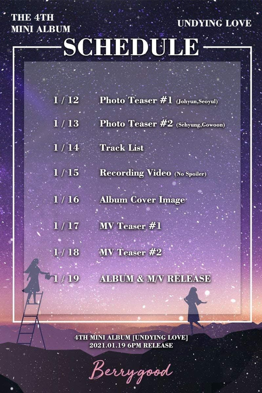 Альбом Berry Good - Undying Love 4th Mini Album