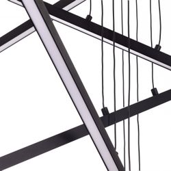 Citilux Стиг CL203261 LED Люстра подвесная с пультом Чёрная