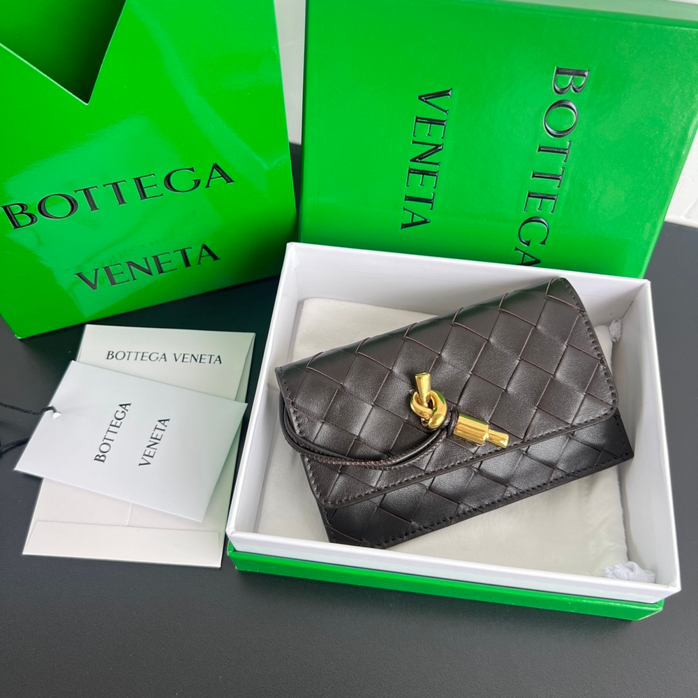 Bottega Veneta Andiamo Zippered Card Case