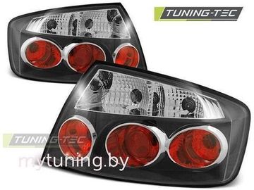 Задние фонари black для Peugeot 407 sedan