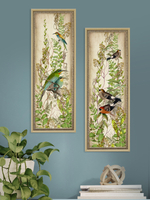 Картины на стену для интерьера в раме набор 2 шт 19*51 см