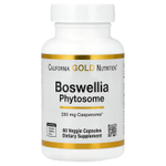 California Gold Nutrition, Boswellia Phytosome, фитосома босвеллии пильчатой с подсолнечным лецитином, 250 мг, 60 растительных капсул