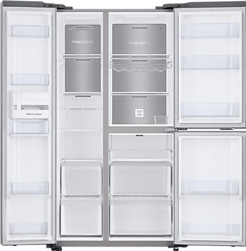 Холодильник Samsung RS63R5571SL серебристый