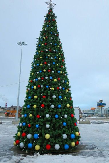 Шар из пенополистирола с блестками Искристый 30 см., красный, ПромЕлка (SHI-300RED)