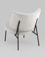 Кресло District Lounge букле светло-серый