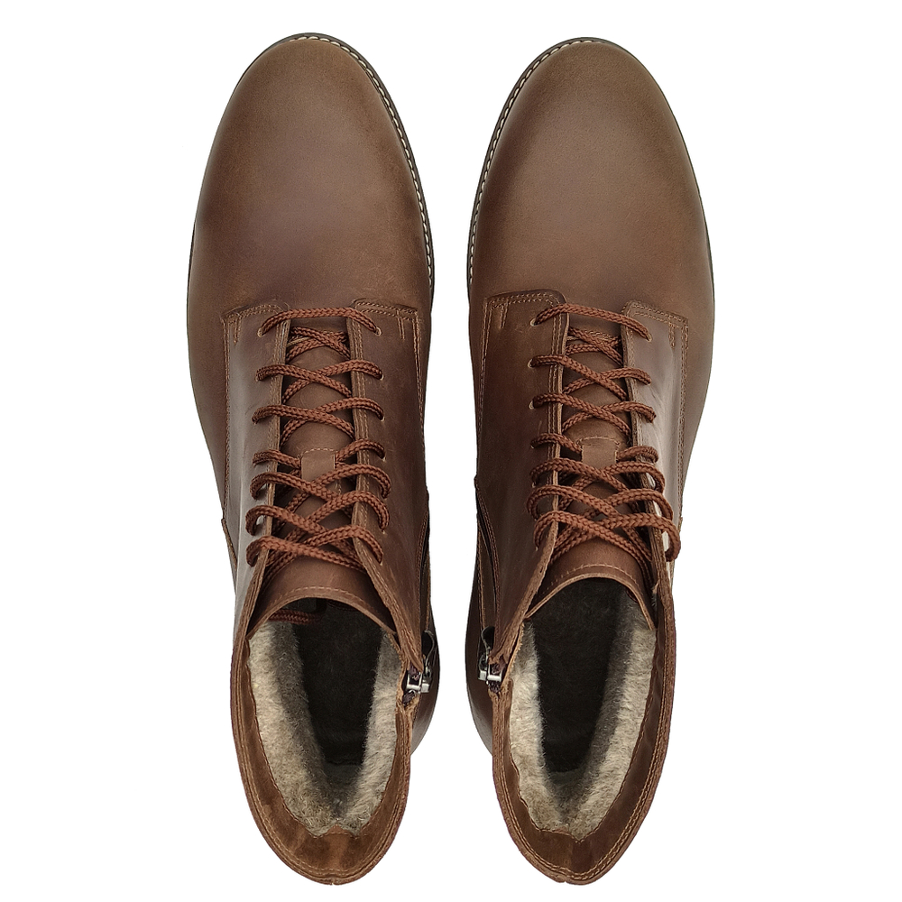 653411 Ботинки мужские коричневые