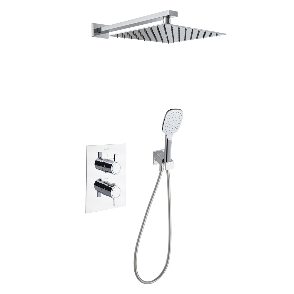 Встраиваемый термостат. смеситель для душа с троп. и ручным душем BLAUTHERM 948722RK300N