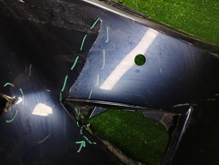 Бампер передний Lexus RX 4 (2015-2019) (В пленке)