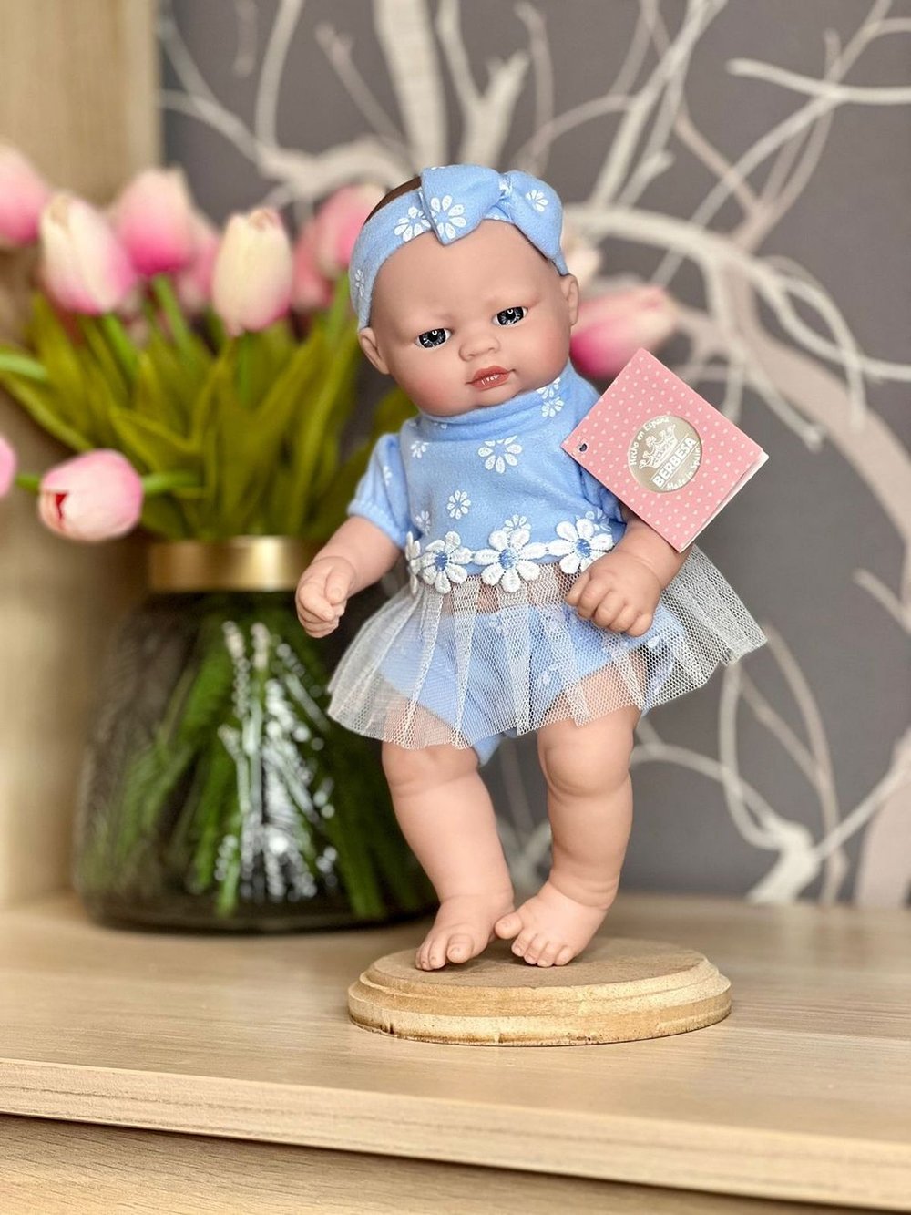 Кукла Berbesa виниловая 27см Recien Nacido (2511K1)