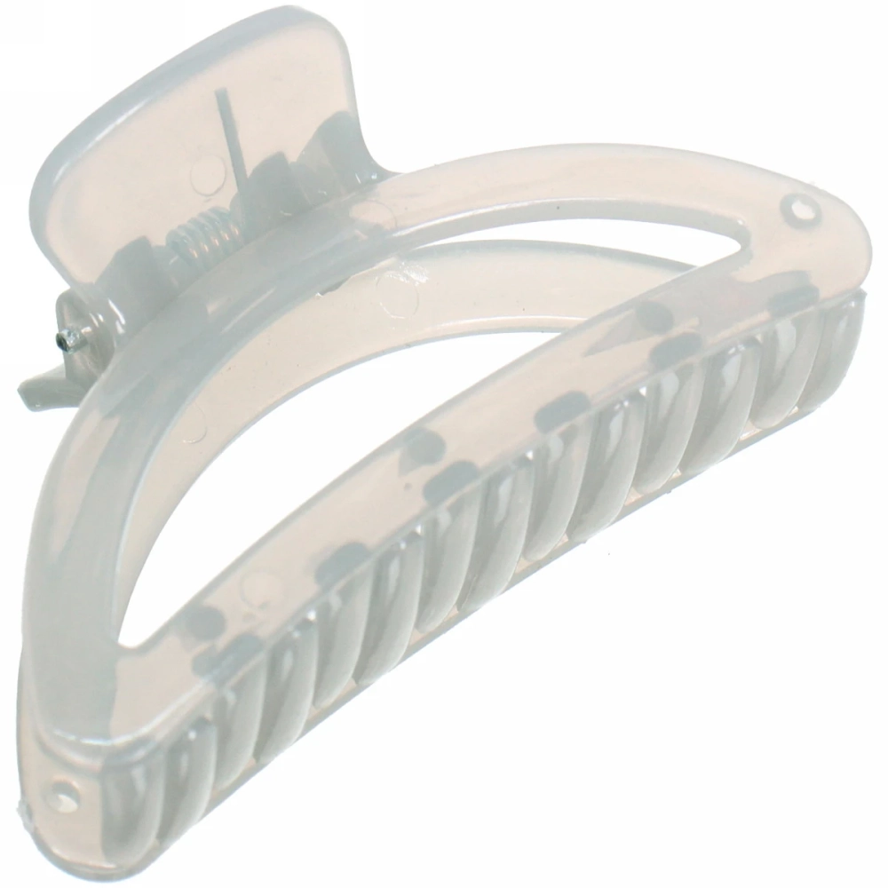 Заколка-краб для волос на блистере «Глянец-Трапеция», микс 6 цветов, 6см