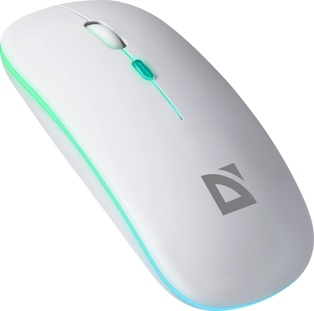 Мышь DEFENDER игровая беспроводная + Bluetooth 2,4G Coda MB-261 Белая