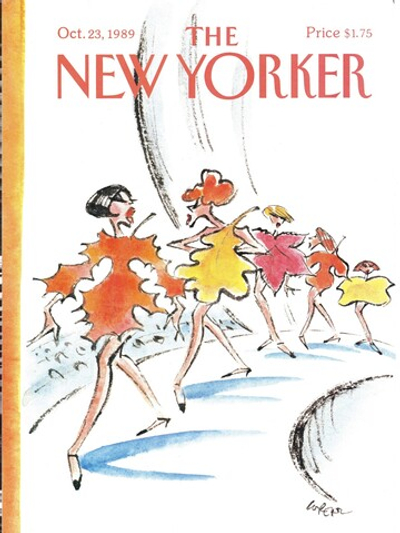 Журнал The New Yorker 23-10-1989, обложка