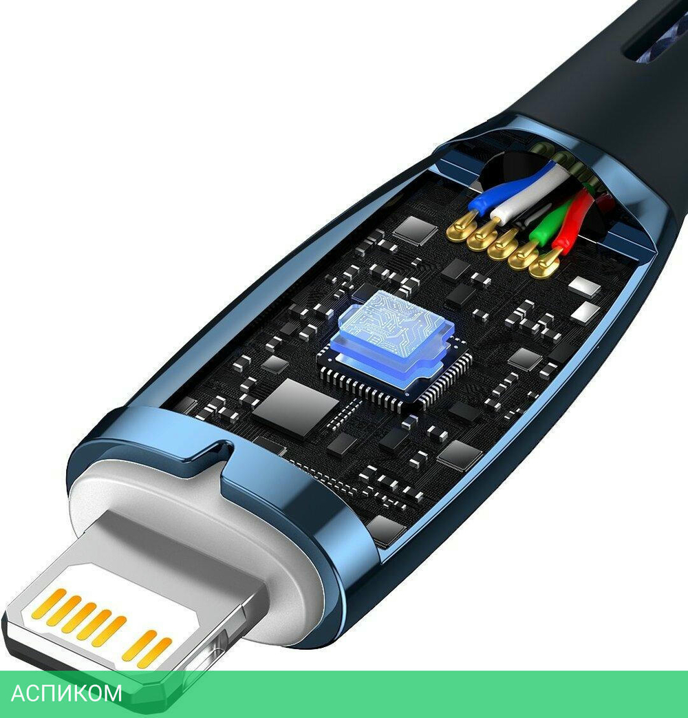 Кабель Baseus Glimmer 20W 2м Blue (CADH000103)