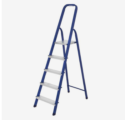 Стремянка ТУНДРА, металлическая комбинированная, 5 ступеней, 1030 мм