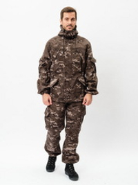Демисезонный костюм для охоты и рыбалки ONERUS "Горный -5" (РипСтоп, Серый КМФ)