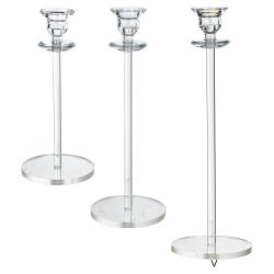 GAEM Подсвечник, L10 W10 H32 см