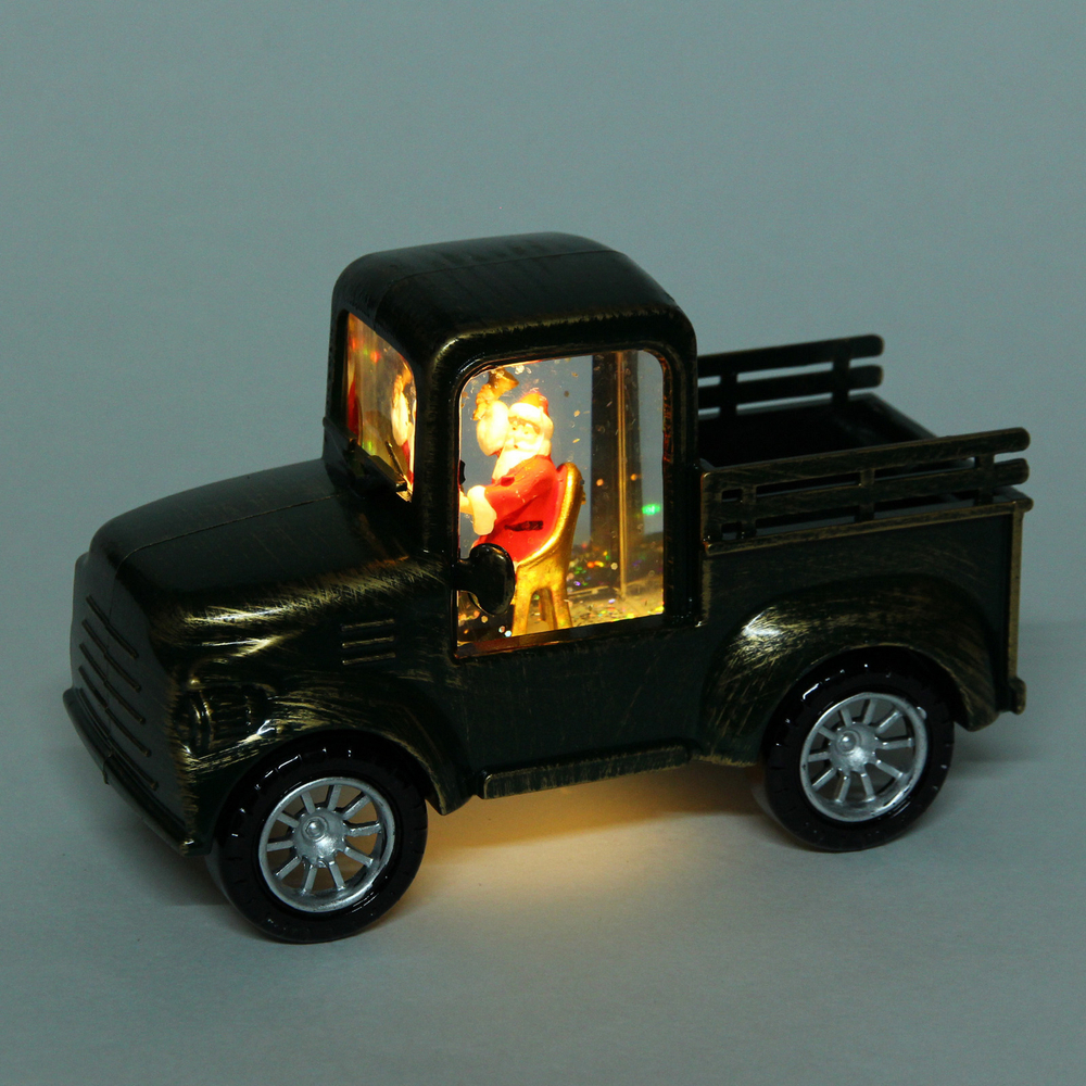 Сувенир с подсветкой «Сказочная машина» 15,5*7*9,5 см, Зелёный