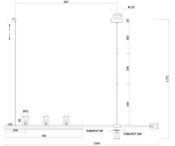 Kink Light 07618-150,19 Люстра Рия черный L150