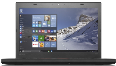 14" Ноутбук Lenovo ThinkPad T460 (1366x768, Intel Core i5-6300U, RAM 8ГБ, SSD 512ГБ, Intel HD Graphics 520, Win 10Pro)