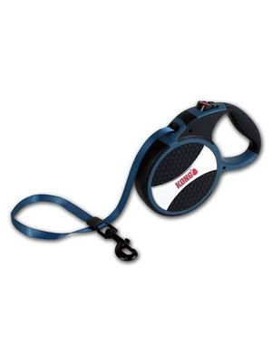 Поводок-рулетка Kong Explore L (до 50 кг), лента 7,5 метров, синяя