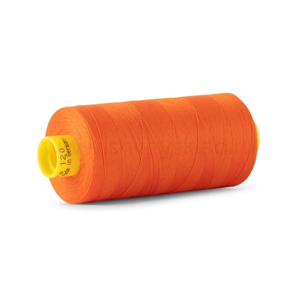 Нитка Gutermann Mara 120 (1000 метров), 1 кат., универсальная | 351 оранжевый