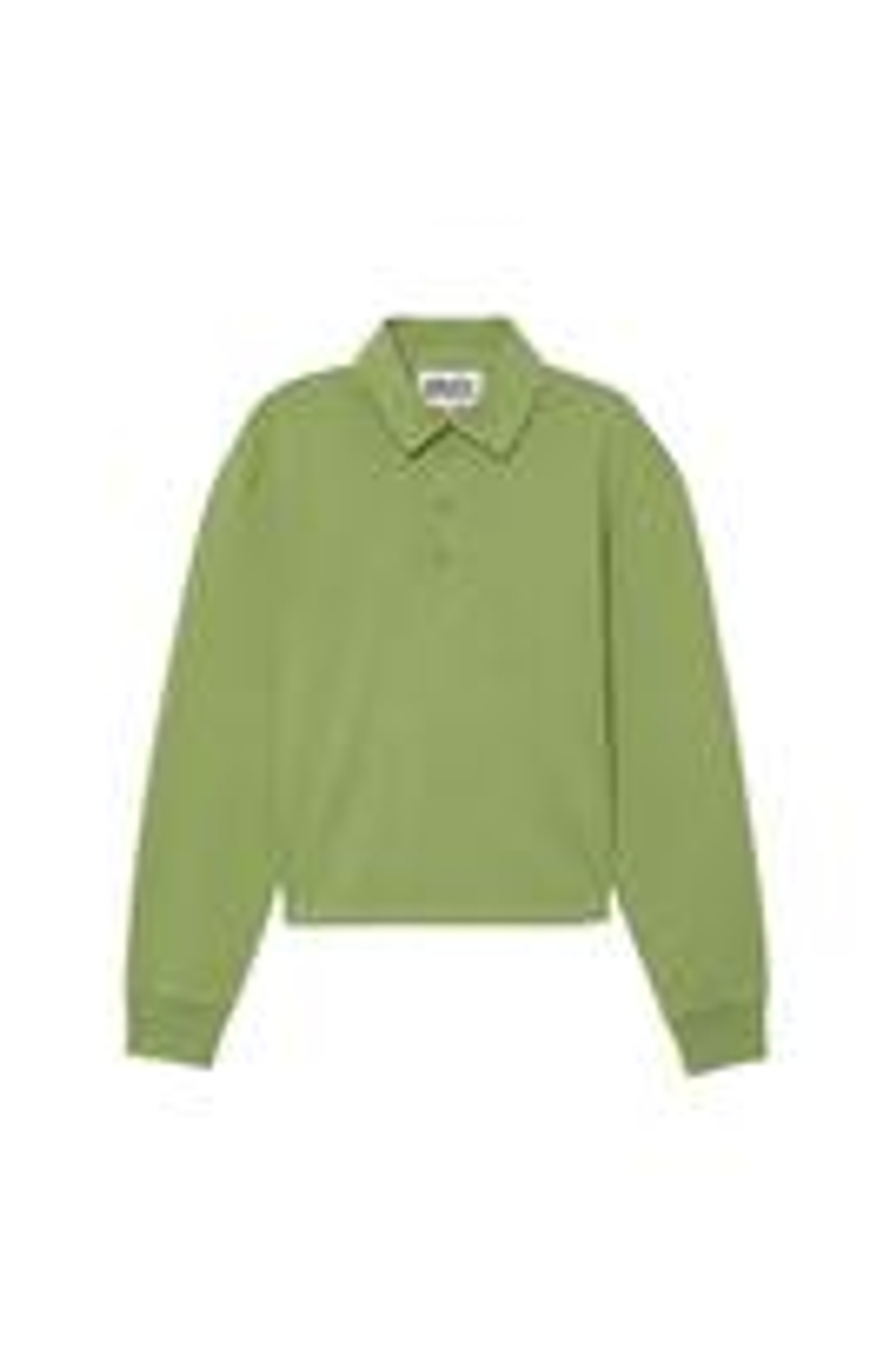 ZARA X BENITO ANTONIO ХЛОПКОВАЯ ФУТБОЛКА С ДЛИННЫМИ РУКАВАМИ, ЛАЙМОВО-ЗЕЛЕНЫЙ
