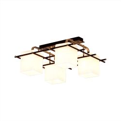 Citilux Тека CL132141 Люстра потолочная Венге Хром