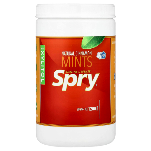 Xlear, Spry®, мятные конфеты для полости рта с ксилитолом, с натуральной корицей, 1200 шт.