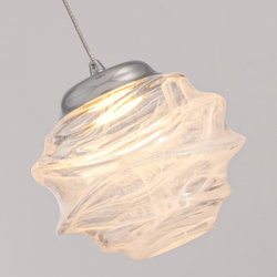 Подвесной светильник MD25030003-1A chrome/clear