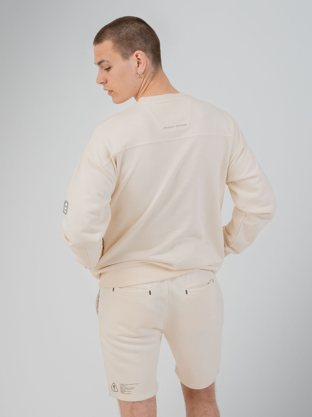 Шорты мужские ORIGINAL CREATOR GLOBE SHORTS, Молочный