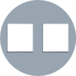 Накладка 2-я для розеток RJ45, TV, SAT,  матовый серый,  серия D16