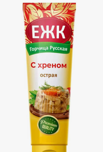 Горчица ЕЖК с хреном 130 г