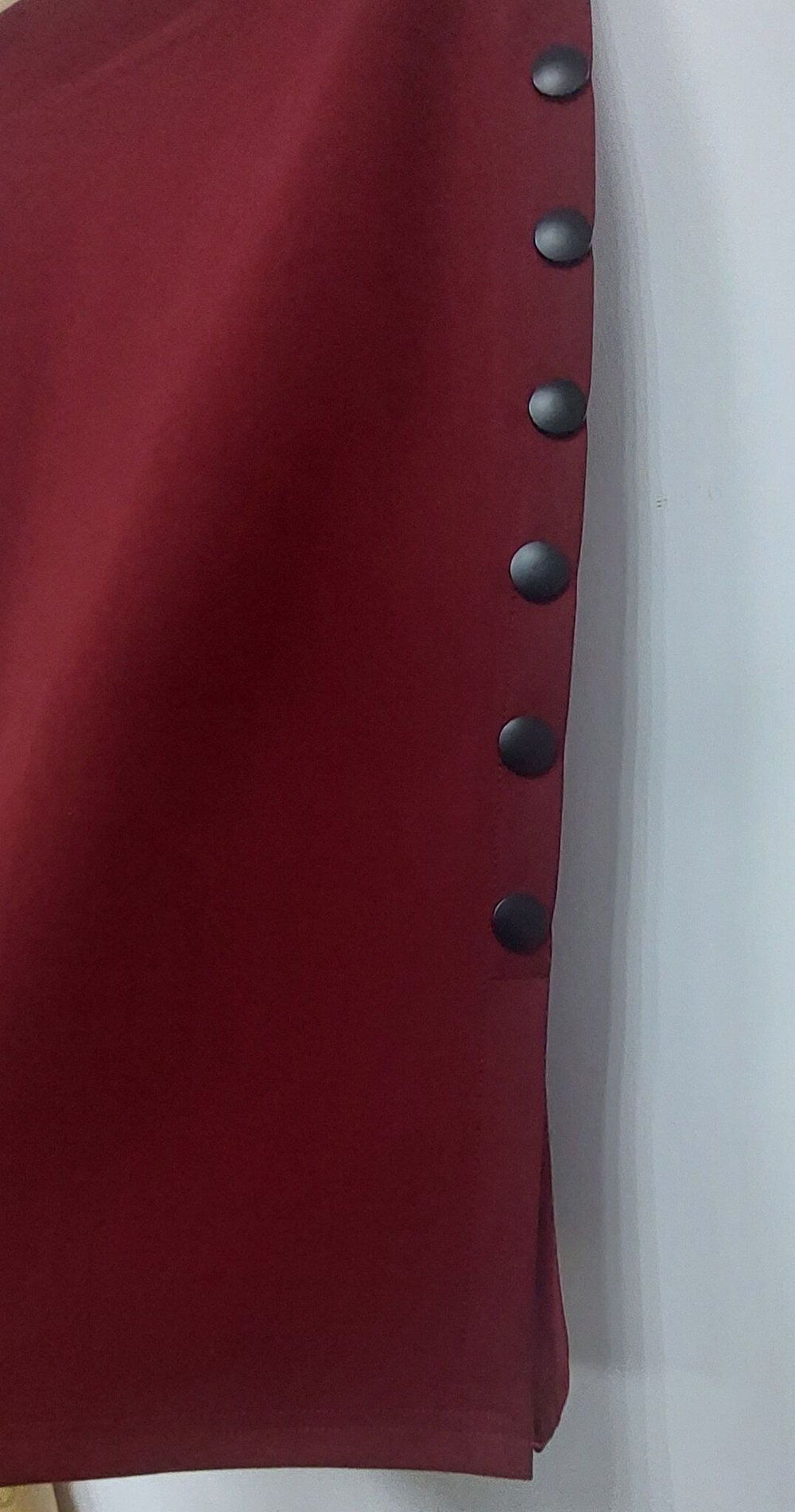 Юбка женская трикоражная трикотаж красная бордовая плотная зимняя весенняя осенняя карандаш до колена узкая приуженная по фигуре размер 48 50 L XL